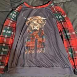 Highland Cow Long Sleeve Shirt