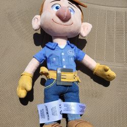 DISNEY STORE WRECK-IT RALPH RALPH BREAKS THE INTERNET FIX-IT FELIX PLUSH 12"