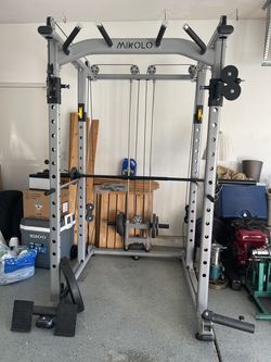 Mikolo Power Cage Home Gym – Like New, Multi-Function Squat Rack