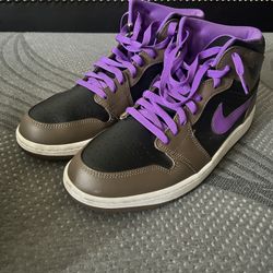 Jordan 1 Retro High Purple/Brown Size 12