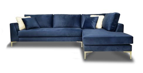 New Blue Modern Sectional Sofa