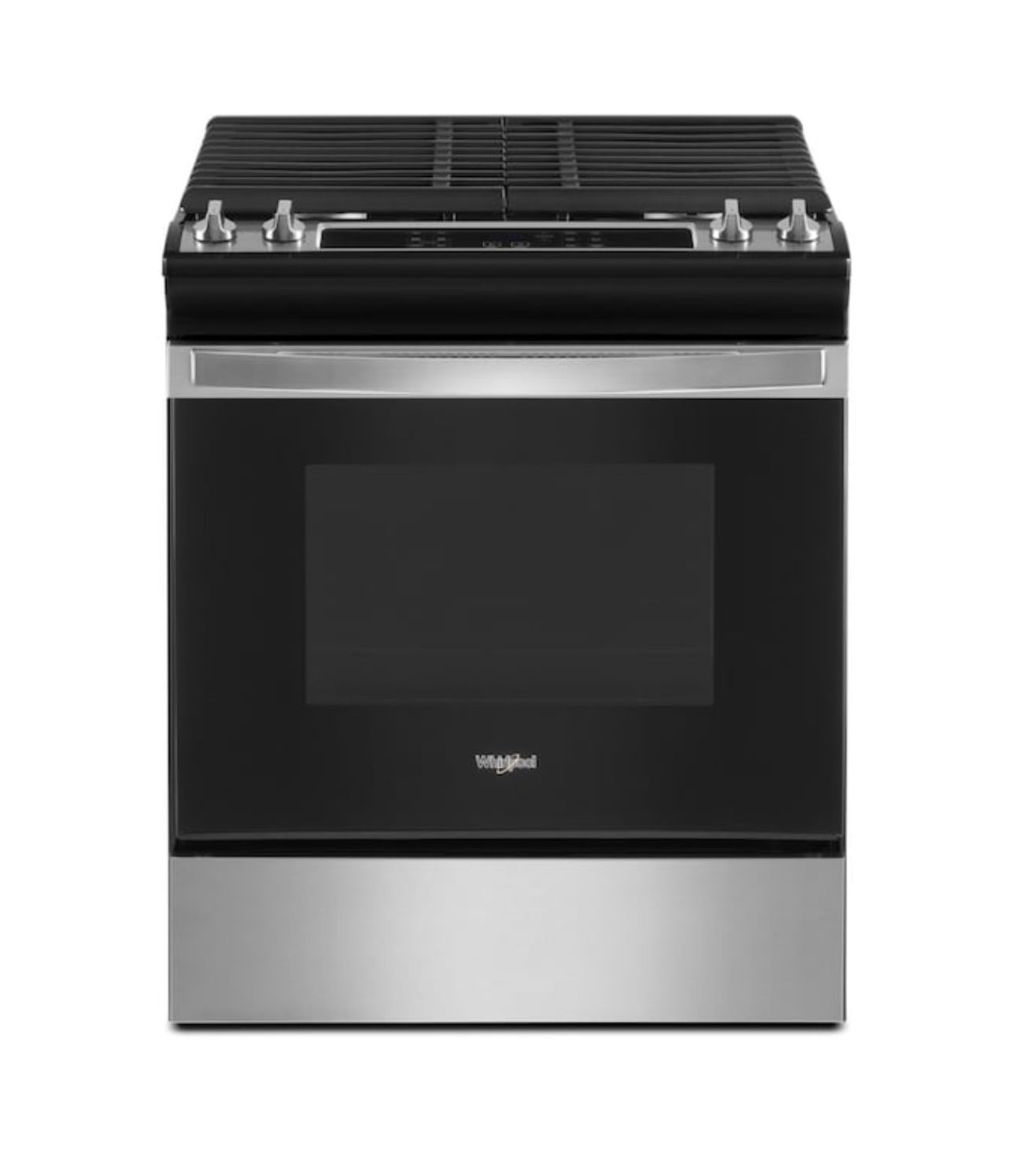 WHIRLPOOL 30 in 4 Burners 5 cu ft Self cleaning Slide in Natural Gas Range