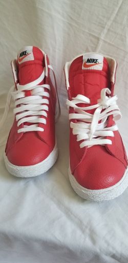 Boys Nike Blazer Mid Game Red - Size 7