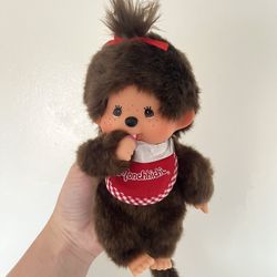 Monchhichi Small Premium Classic Girl Doll 8inch