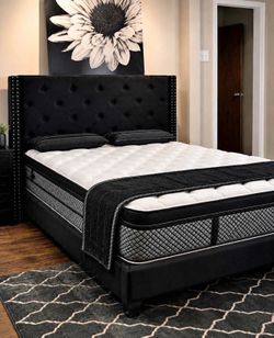 NEW QUEEN AND KING SIZE BED WITH 13 inch PILLOWTOP MATTRESS AND FREE DELIVERY ORDER HERE PAY ON ARRIVAL