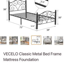 Twin Bed Frame 