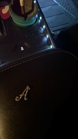 Diamond A pendant