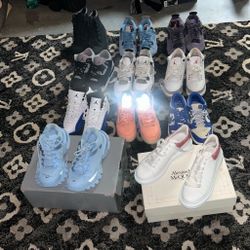 20 Pair Bundle Of Jordan’s, Nike, Gucci, McQueen & balenciaga 