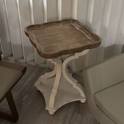 Weathered Wood Side Table