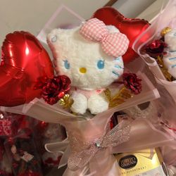 $1 Hello Kitty bouquet For Valentine
