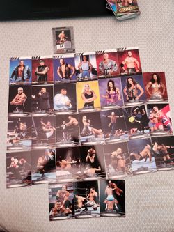 Vintage 2003 Fleer WWE WrestleMania XIX Mat Finish Wrestling Cards