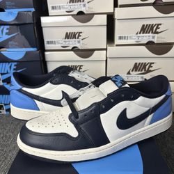 Jordan 1 Low Obsidian SIZES:9x2, 10, 10.5x2, 12