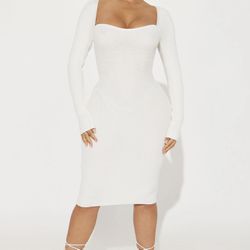 Large White Dress
