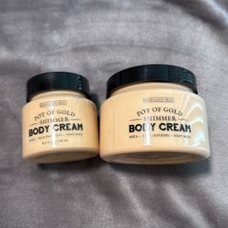 Beekman Pot Of Gold Shimmer Body Cream  Duo