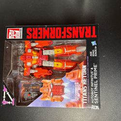 Transformers Titans Return Infinitus and Sentinel Prime - FACTORY SEALED NEW  NISB - Hasbro 2015 - Never Opened - Generations