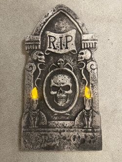 Halloween RIP Tombstone Decoration with Lights