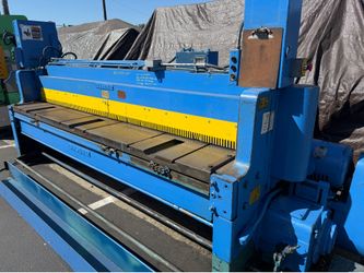 WYSONG 1010-RD Mechanical Power Squaring Shear 10' x 10 ga. #8223
