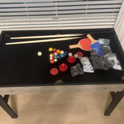 Pool Table With Different Games 