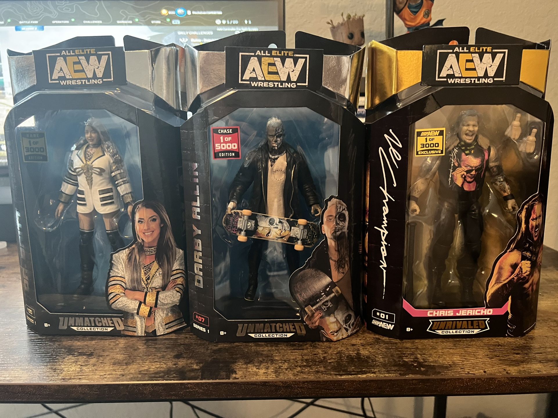 RARE AEW CHASE , DARBY ALLIN, DR. BRIT BAKER, CHRIS JERICHO!!