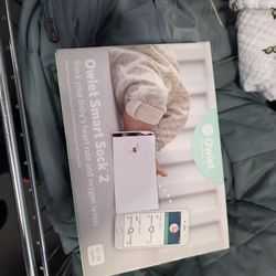Owlet Smart Sock Sleep monitoring And O2 Monitor Used