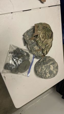 Ach Real Army Helmet Medium W Extras 