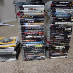 Sony PlayStation 3 80gb Backwards Compatible PS3 Console And Games Lot