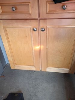 3 x 30inch double door kitchen cabinets