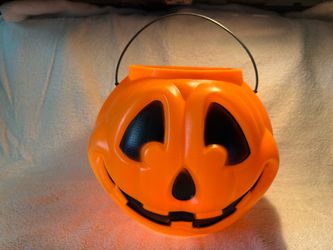 Vintage Blow Mold Pumpkin