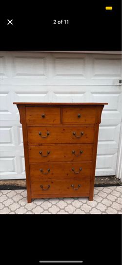 Tall Wood Dresser