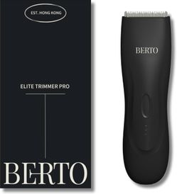 NEW Berto Elite Trimmer PRO, Best LED Spotlight Body Trimmer, IPX6 Waterproof for Wet/Dry Use