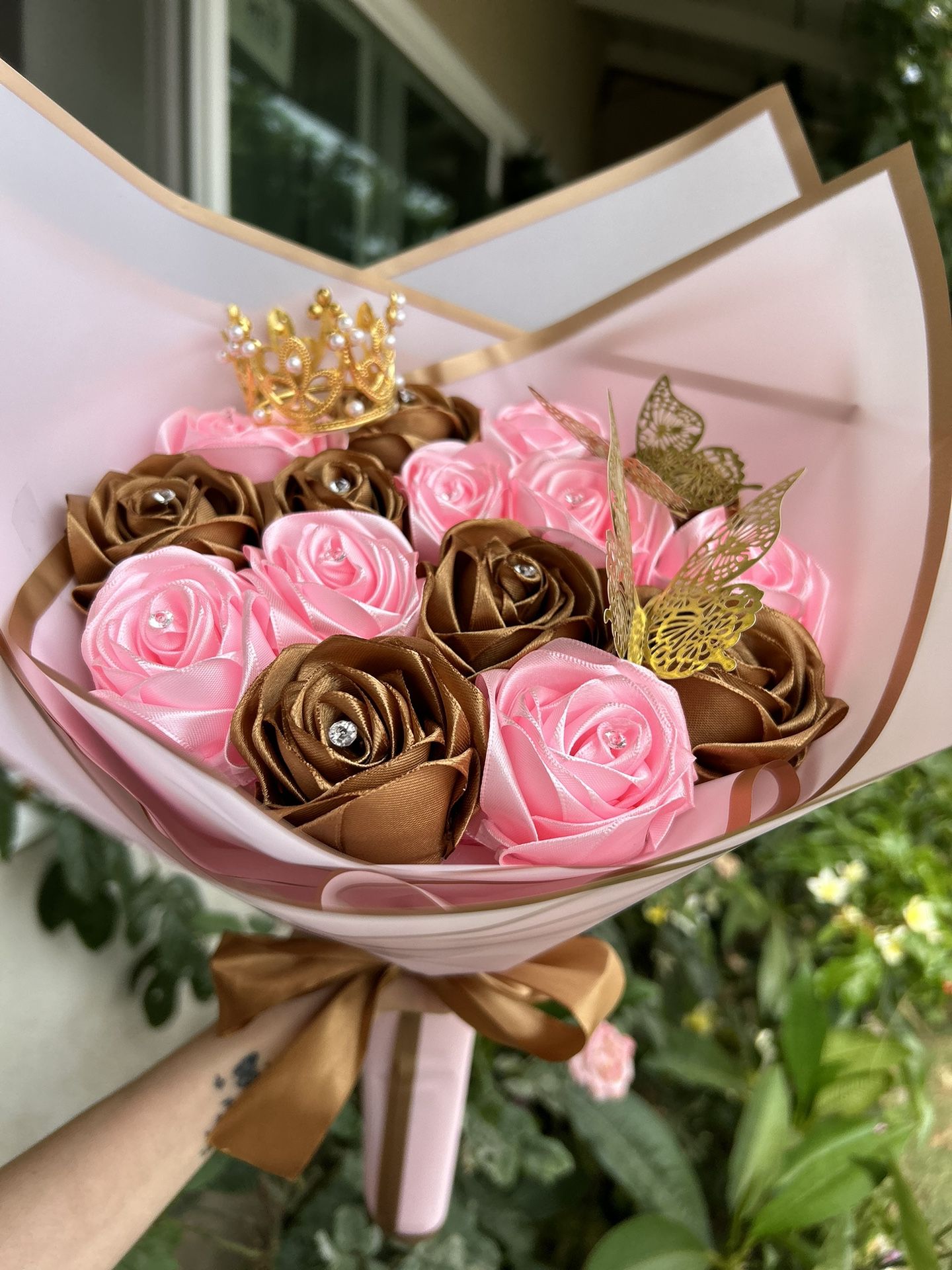 Rosas Eternas / Eternal Roses/ribbon Roses/ , Eternal Flowers Supplies