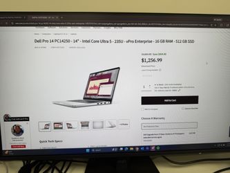 Dell Pro 14 PC14250 - 14" - Intel Core Ultra 5 - 235U - vPro Enterprise - 32 GB RAM - 512 GB SSD