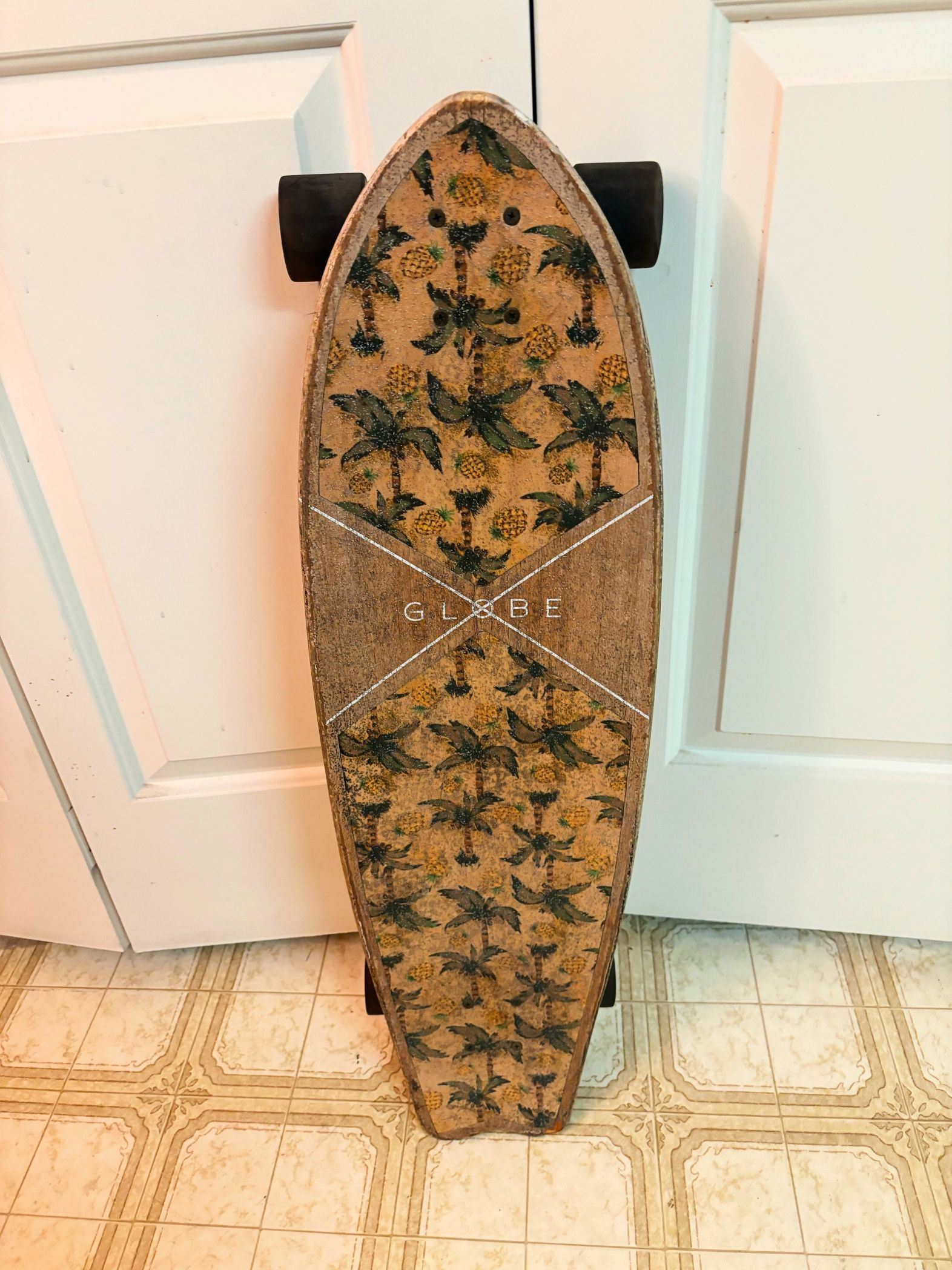 Globe Teak Pineapple Longboard Skateboard Zumiez Exclusive