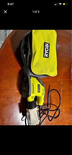 Ryobi Corner Cat Detail Sander w/ Case + Sandpaper