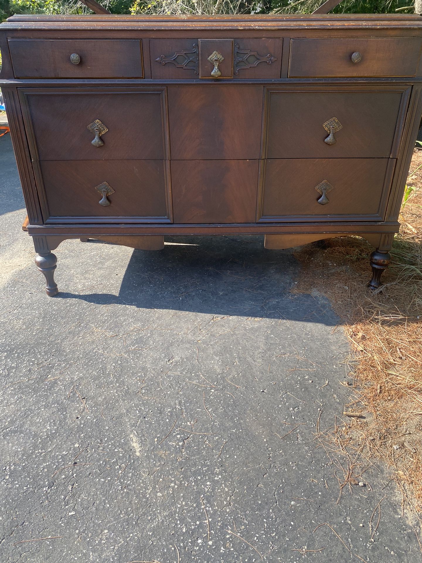 Antique Dresser W/mirror