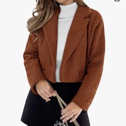Women’s Elegant Cropped Jacket Fall Fashion 