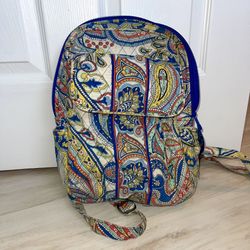 Vera Bradley Paisley Print Floral Backpack