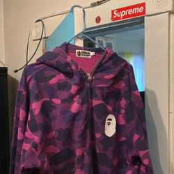 PURPLE BAPE HOODIE