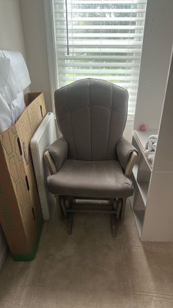 Grey Rocking Chair