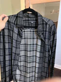John Varvatos black flannel