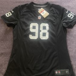 Women’s Raiders Crosby Jersey Large