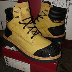Yelang Work Boots- Rubber/Steel Toe- Size 9.5 