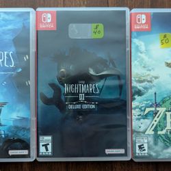 Nintendo Switch Games, Three Games For Sale 