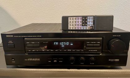 Vintage Denon AVR-800 AV Surround Receiver with Remote