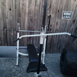 bench press n weights 💪