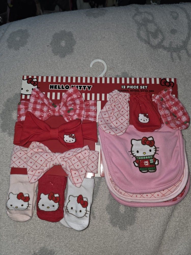Hello Kitty Christmas Baby Set