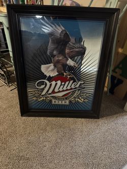 Vintage Miller Lite Bar Mirror!!!