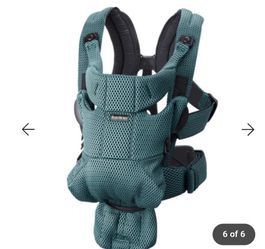 Baby Carrier Free, Sage Green 3D Mesh