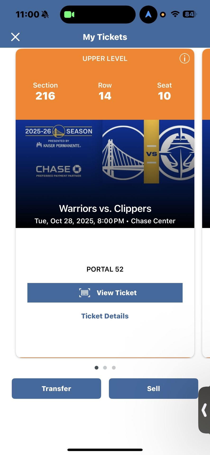 Warriors tickets 10/28