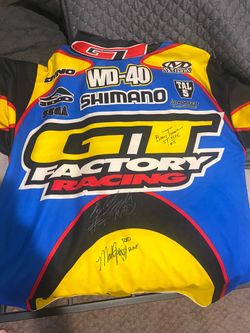 Gt Bmx official racing team jersey Signed GT Team Issue BMX 1990s Jersey